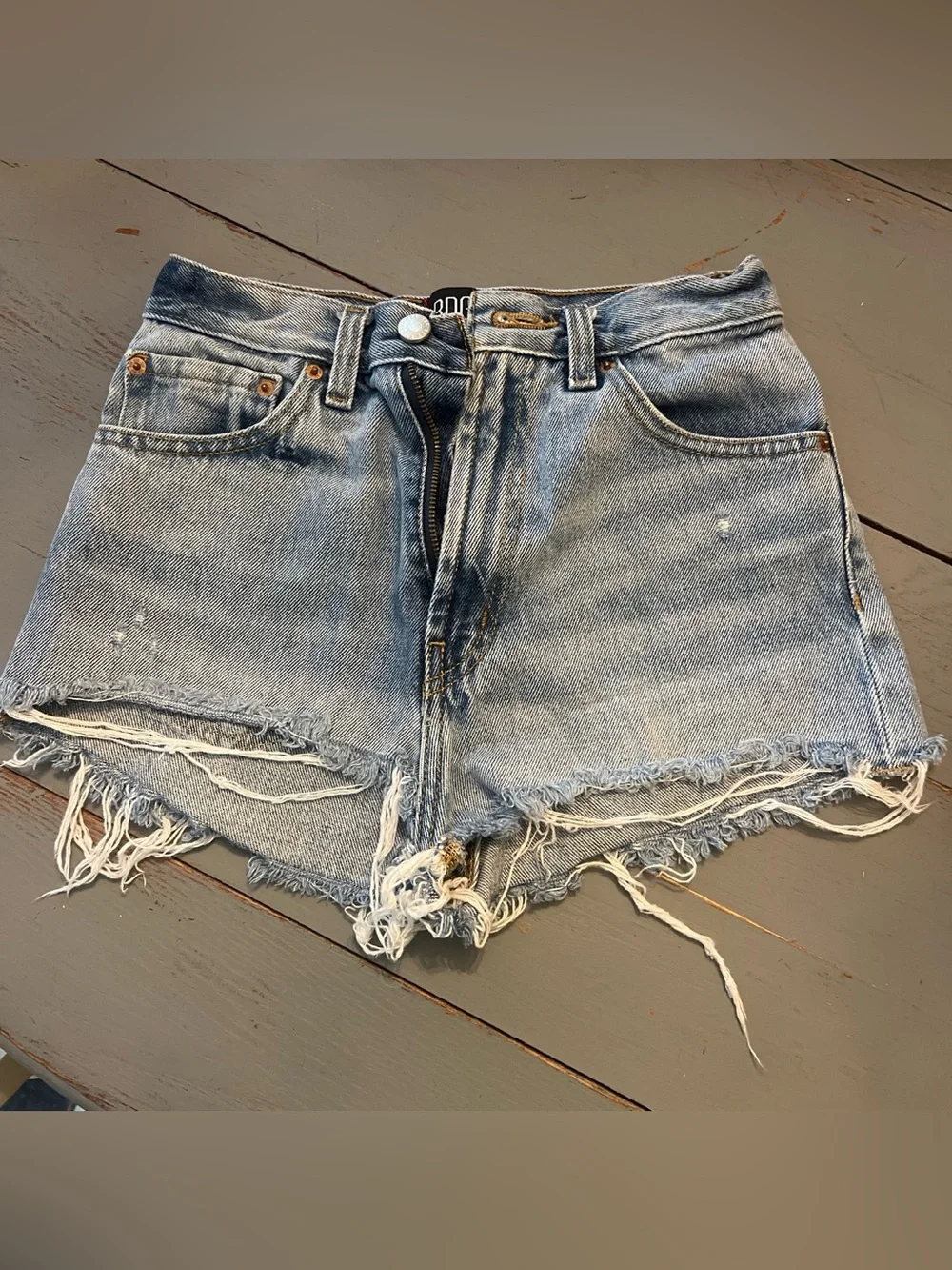 shorts denim size